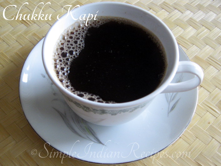 Chukku Coffee Karupatti Kaapi Simple Indian Recipes